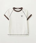 韓國 Satur (W) Lawton Stitch Ringer Short Sleeve T-shirt【SR412】