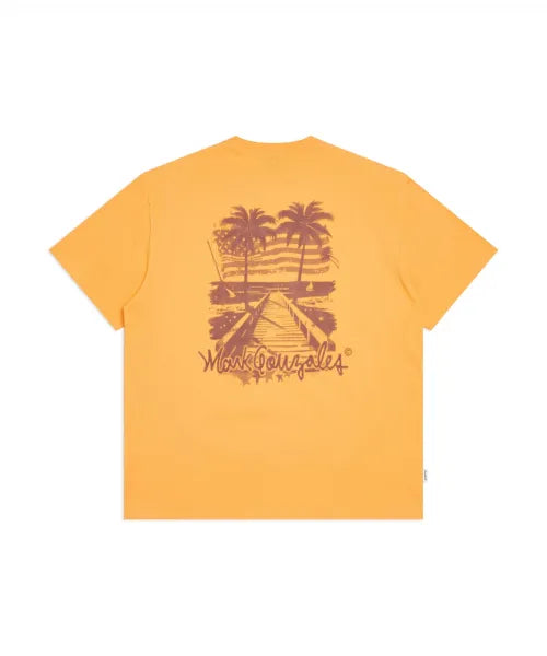 韓國 Mark Gonzales California Palm Tree Short Sleeve T-shirt【MG392】