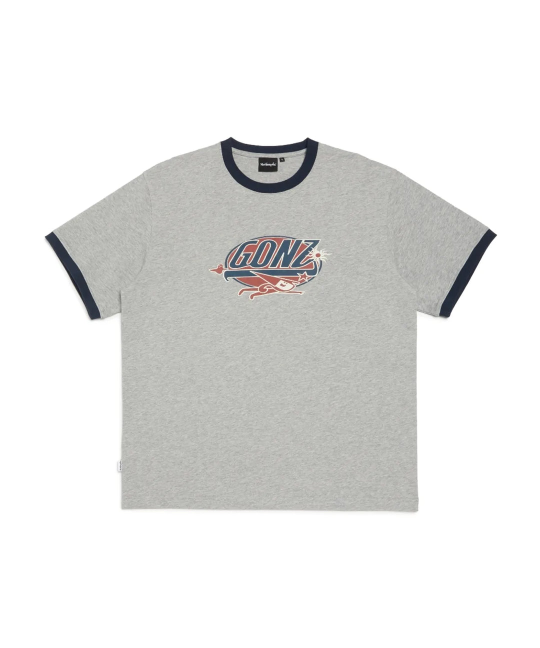 韓國 Mark Gonzales Slub Ringer Short Sleeve T-shirt 【MG386】