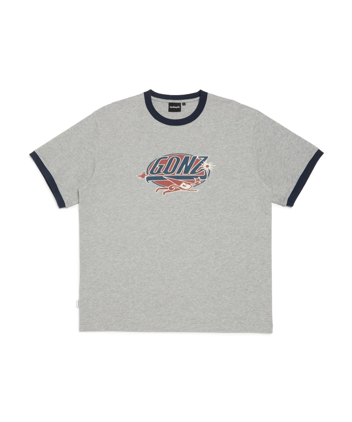 韓國 Mark Gonzales Slub Ringer Short Sleeve T-shirt 【MG386】