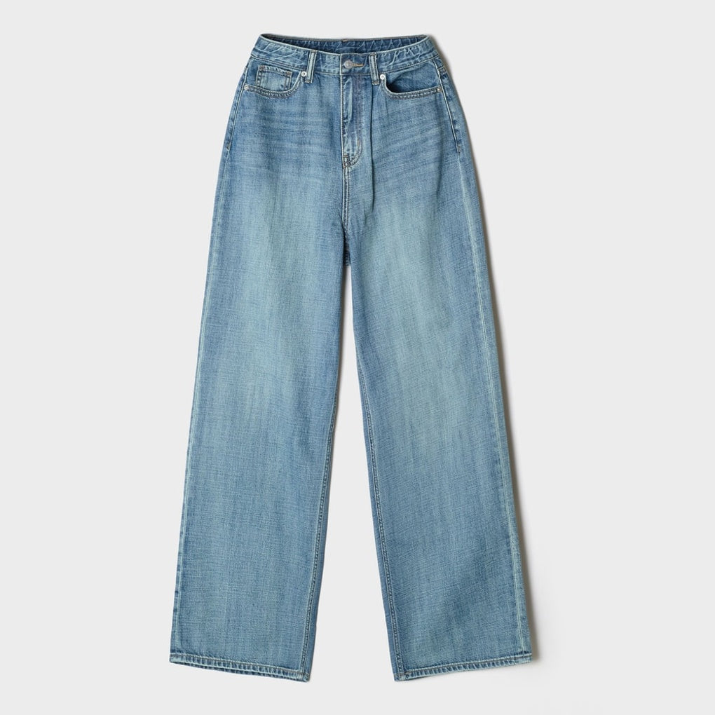 韓國 SPAO Long Wide Jeans【SP444】