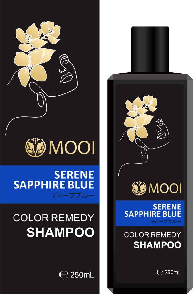 MOOI 靚采補色洗髮露-靜謐寶藍 250ml【SM2466】