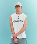 韓國 Satur Saturday Mood Lettering Sleeveless【SR403】