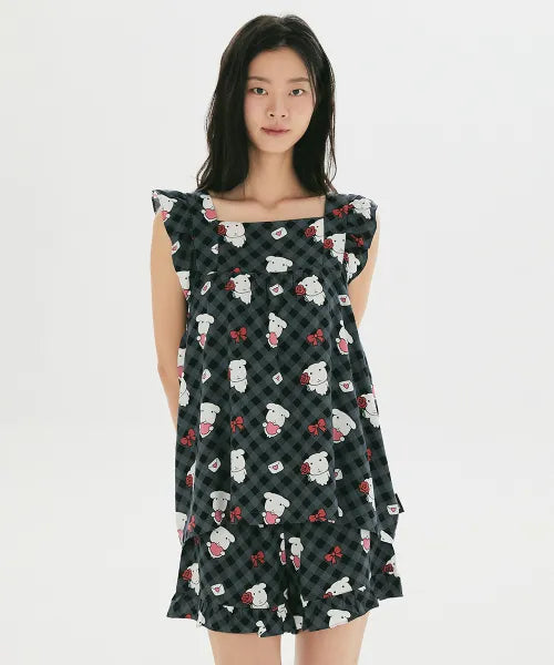 韓國 SPAO Frill Sleeveless Pajamas【SP442】