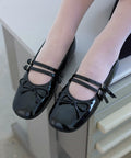韓國 Rockfish Square Toe Two Strap MJ (Enamel)【RH012】