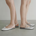 韓國 Chaakan Emily Two-Way Ribbon Slingback Flat【CN017】