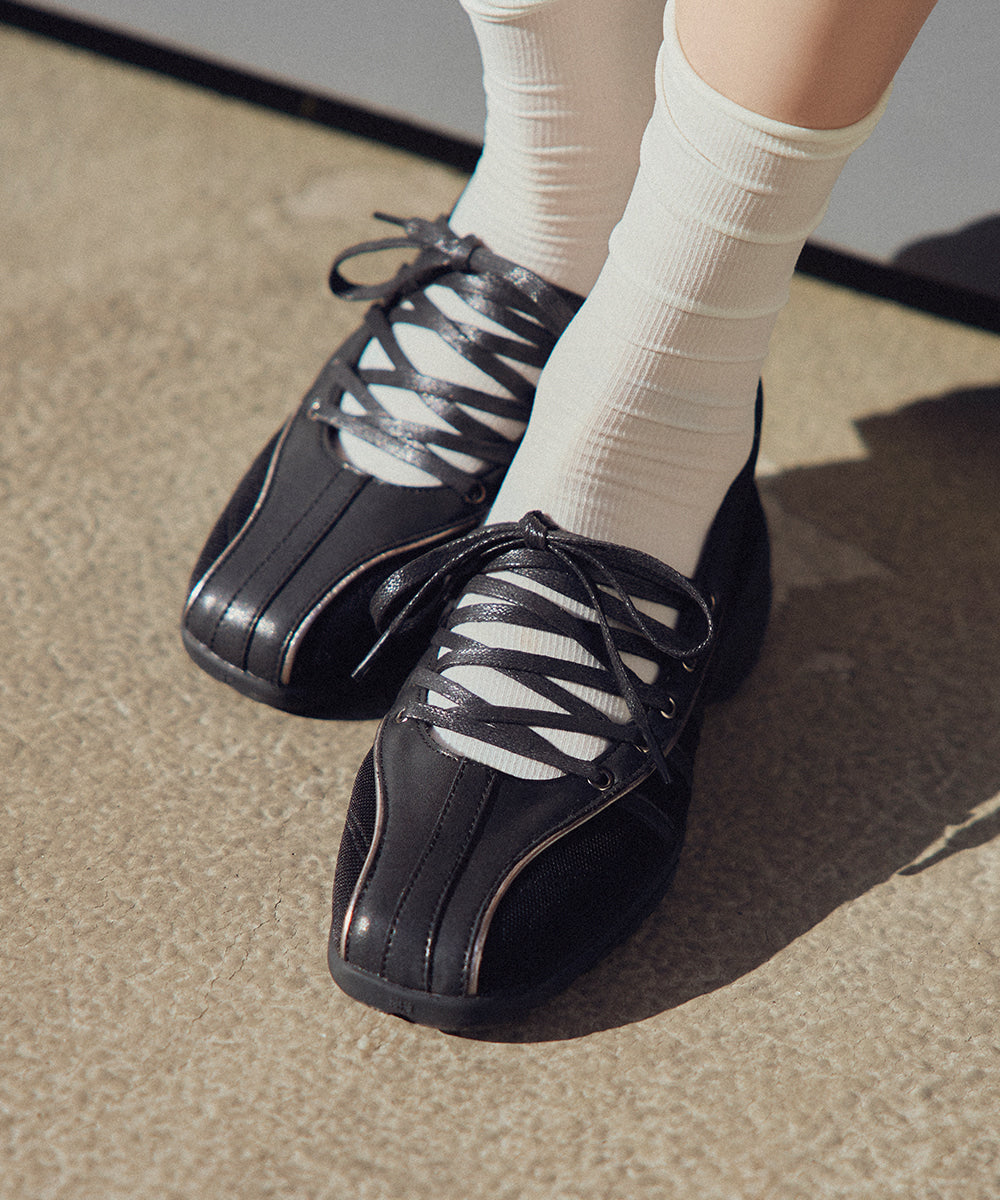 韓國 Rockfish Bliss Heel Laceup Sneakers【RH006】