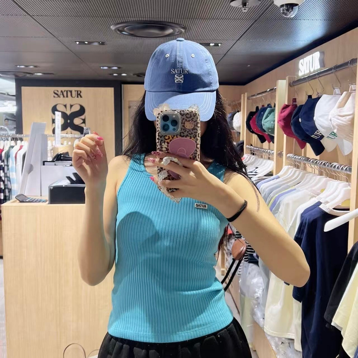 韓國 Satur Contrast Color Stitch Dyed Ball Cap【SR355】