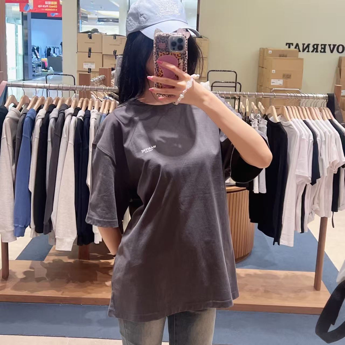 韓國 Marithe Francois Girbaud Small Regular Logo Tee【MD235】