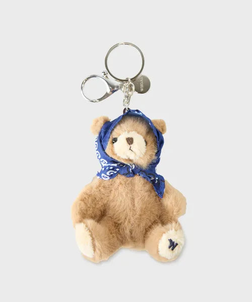 韓國 WhoAU Mini Fluffy Bear Paisley Kering【WA392】