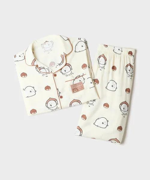韓國 SPAO Damgomi Long-Sleeve Pajamas【SP465】