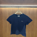 韓國 Marithe Francois Girbaud W Small Lettering Slim Crop Tee【MD299】