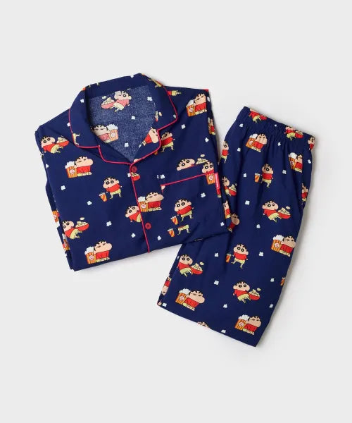 韓國 SPAO Crayon Shin-chan Long-sleeved Pajamas【SP471】