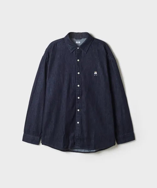 韓國 SPAO Oversized Denim Shirt【SP475】
