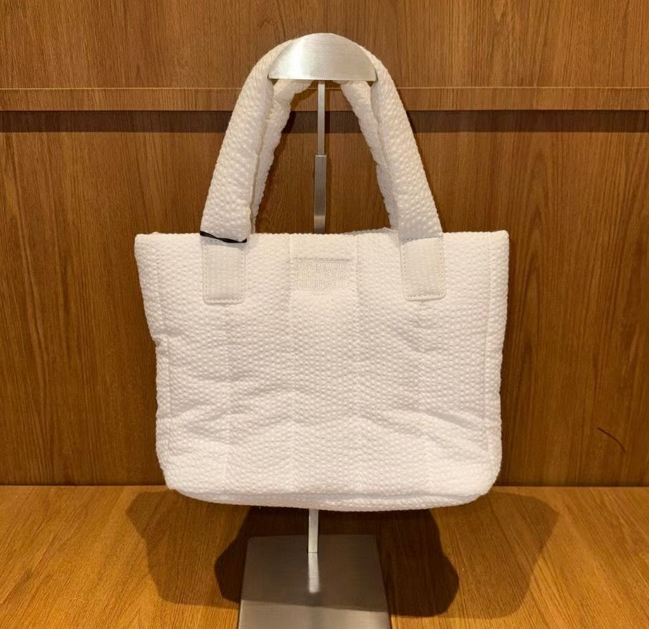 韓國 Marithe Francois Girbaud Classic Logo Seersucker Padding Bag【MD242】