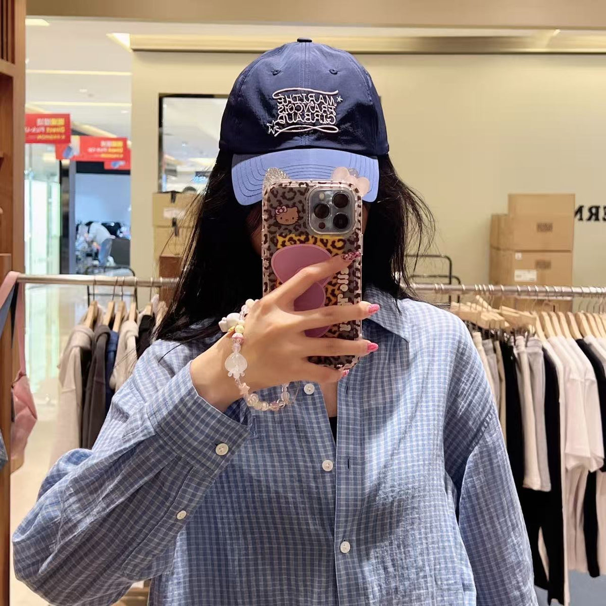 韓國 Marithe Francois Girbaud Drawing Classic Logo Nylon Cap【MD231】