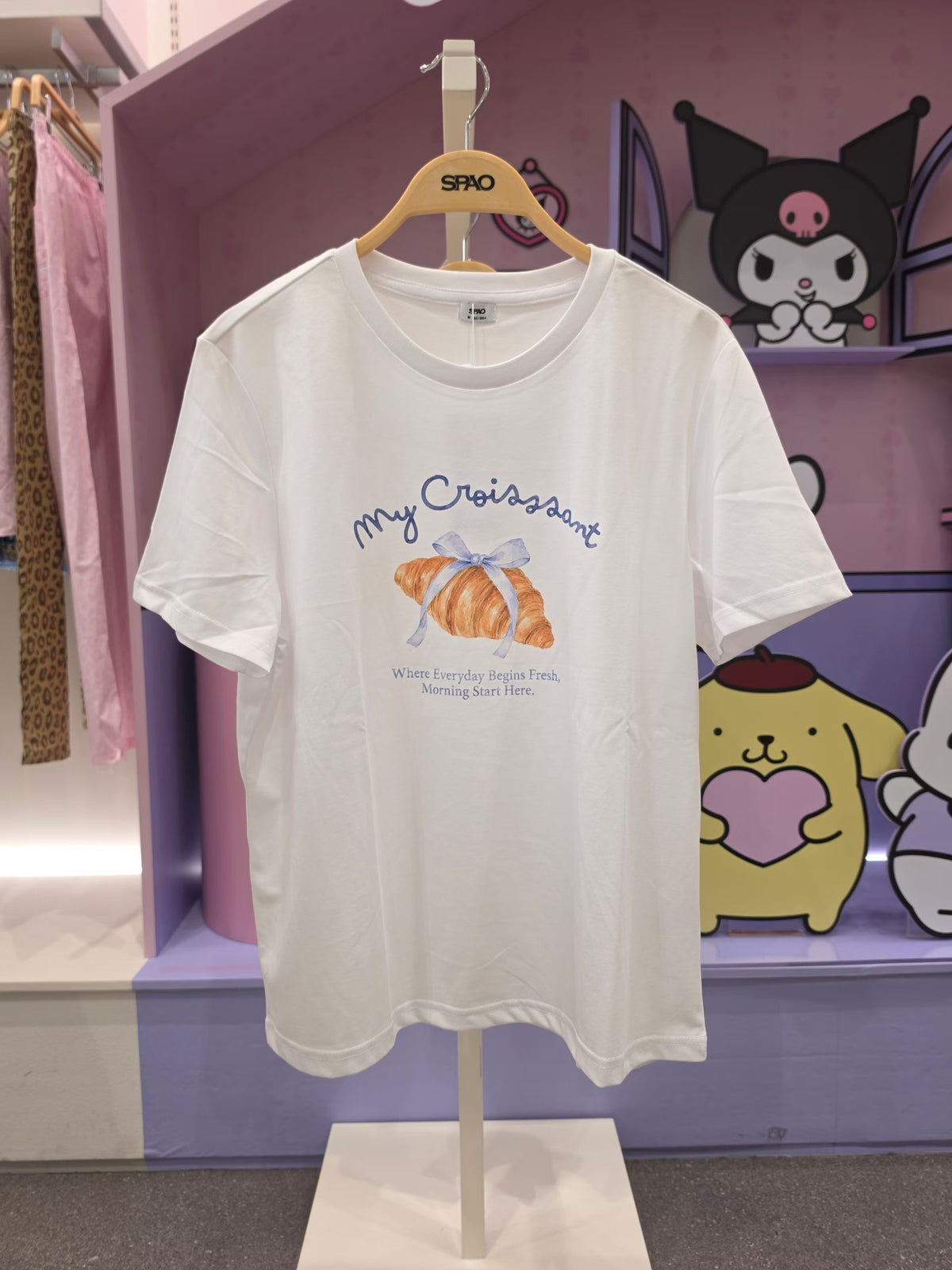 韓國 SPAO Bakery Graphic Short Sleeve T-shirt【SP462】