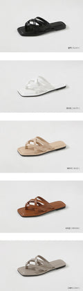 韓國 Chaakan Celloti Strap Slippers【CN026】