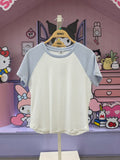 韓國 SPAO Raglan Short Sleeve Tee【SP459】