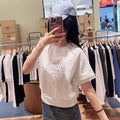 韓國 Marithe Francois Girbaud W Vintage Classic Logo Half Sweatshirt【MD207】