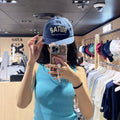 韓國 Satur Arch Logo Applique Ball Cap【SR357】