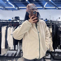 【現貨】韓國 National Geographic Unisex Malay Mac Round Reversible Fleece Zip-Up【NG047】