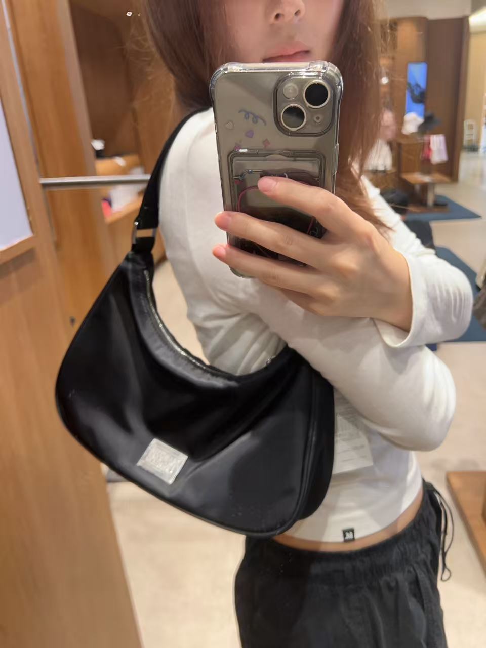 韓國 Marithe Francois Girbaud Claasic Logo Hobo Bag【MD252】