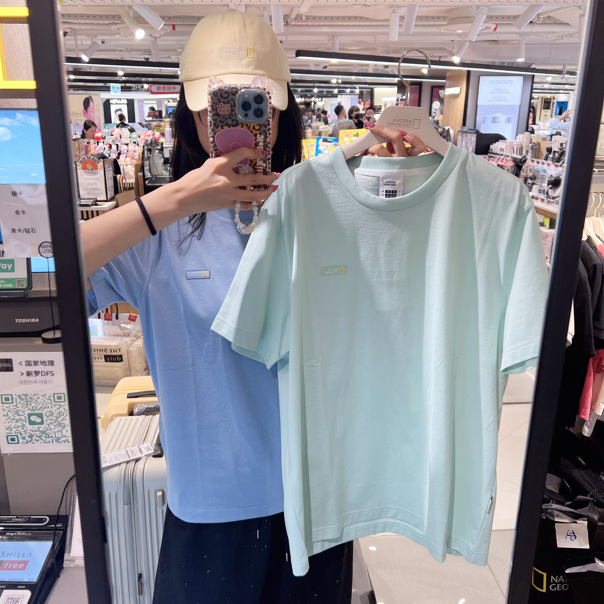 韓國 National Geographic NeoD Small Logo Short Sleeve T-shirt【NG862】
