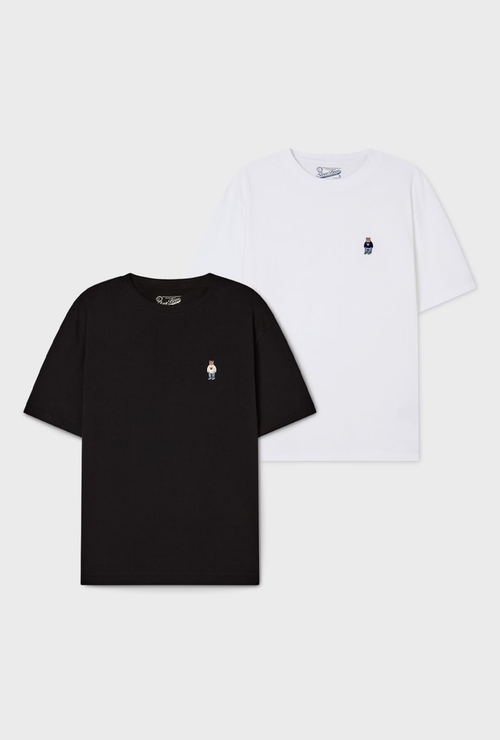 韓國 WhoAU Steve Solid T-shirt 2PACK【WA369】