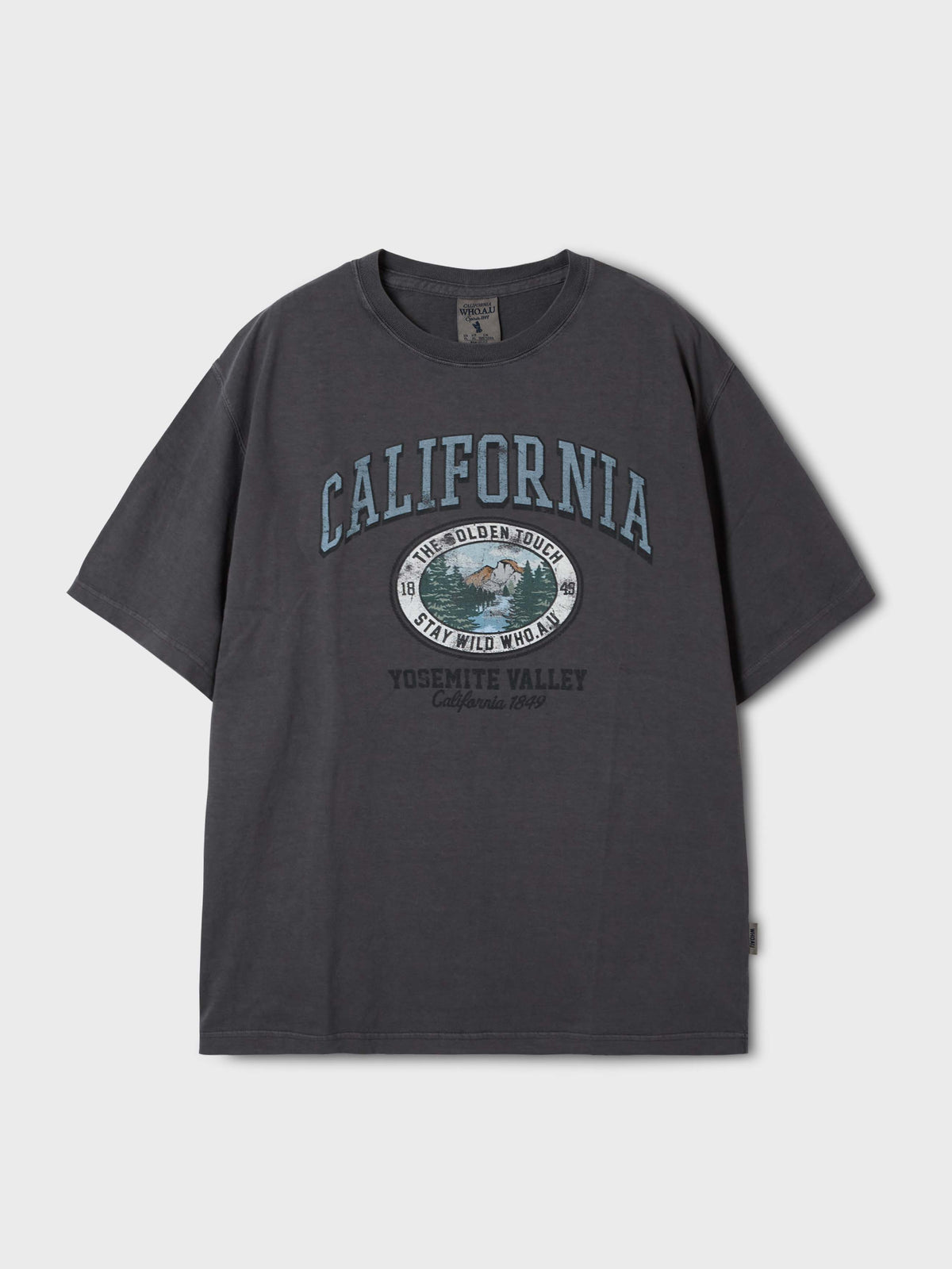 【現貨】韓國 WhoAU California Dyed Graphic T-shirt【WA143】