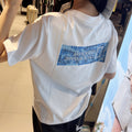 韓國 National Geographic Mantella Bag Big Logo Basic Fit Short Sleeve T-shirt【NG968】
