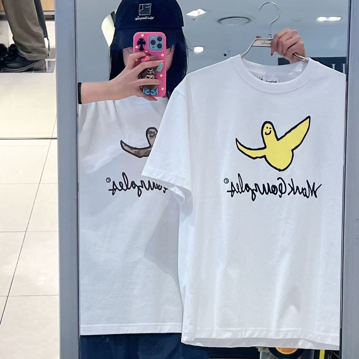 韓國 Mark Gonzales Angel Graphic Short Sleeve T-Shirt【MG228】