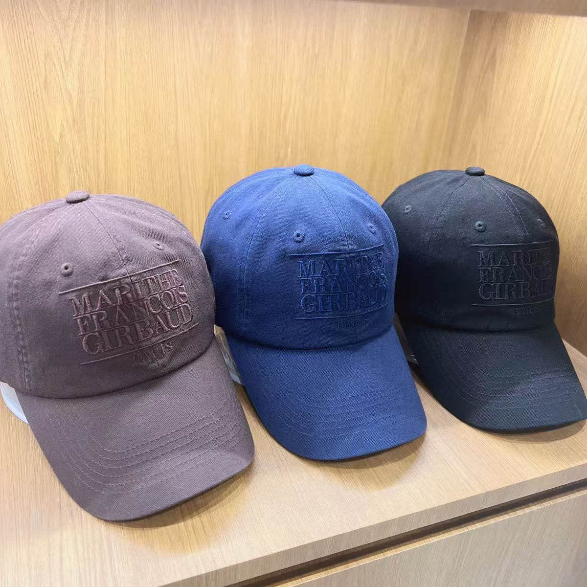 韓國 Marithe Francois Girbaud Classic Logo Covered Cap【MD144】