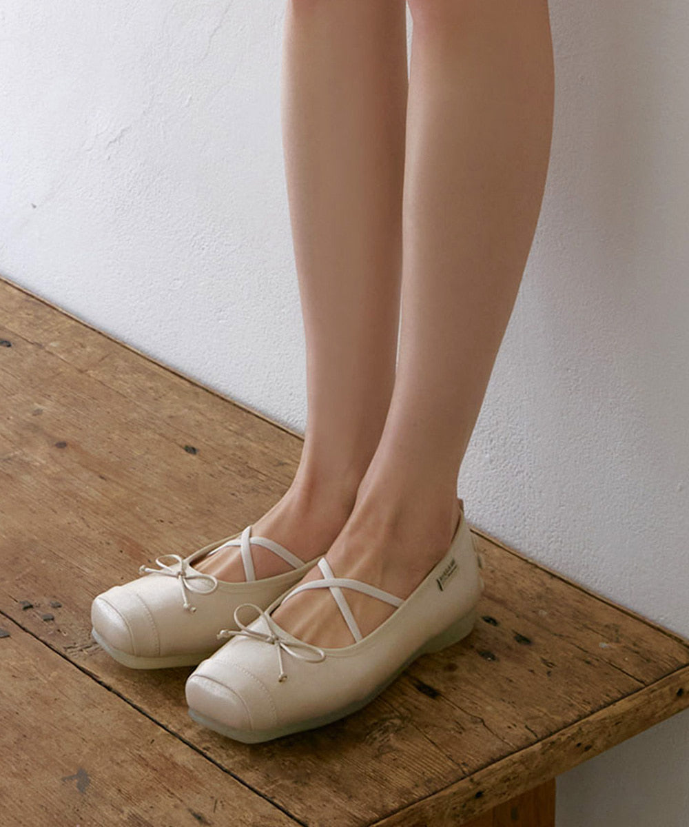 韓國 Rockfish Toe Cap Ballet Flats【RH014】