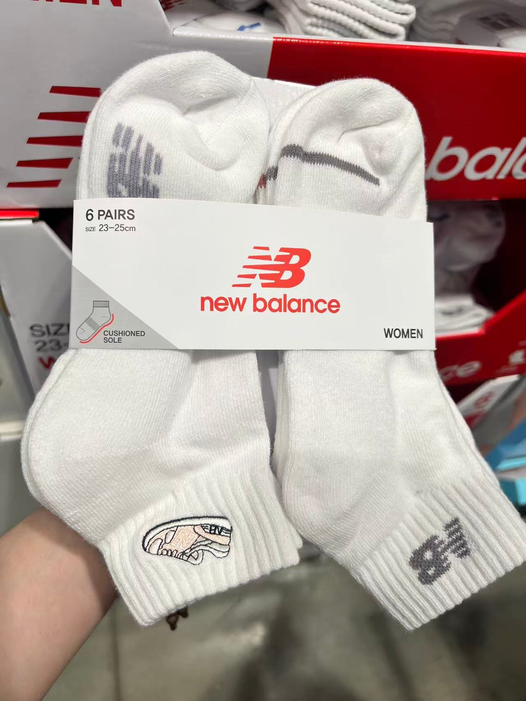 韓國 New Balance Socks 6-Pack【CT009】