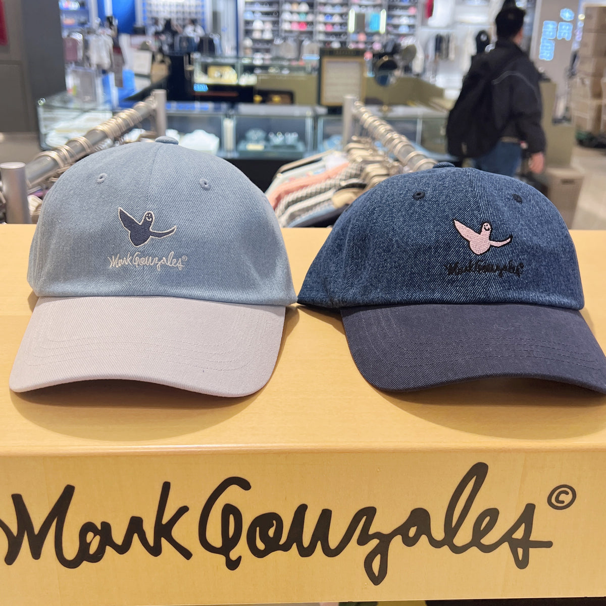 韓國 Mark Gonzales Classic Angel Logo Two-Tone Ball Cap【MG278】
