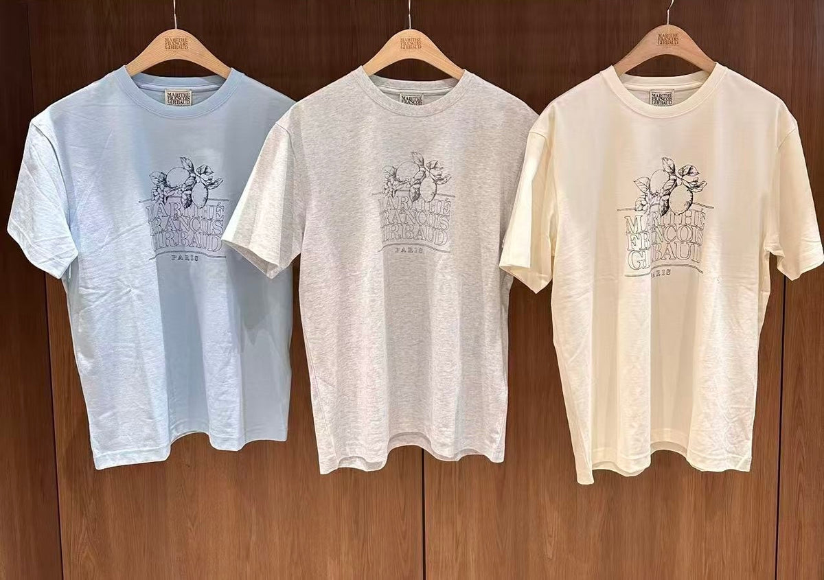 韓國 Marithe Francois Girbaud Aerocool Lemon Classic Logo Tee【MD308】