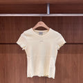 韓國 Marithe Francois Girbaud W Rib Point Tee 【MD295】