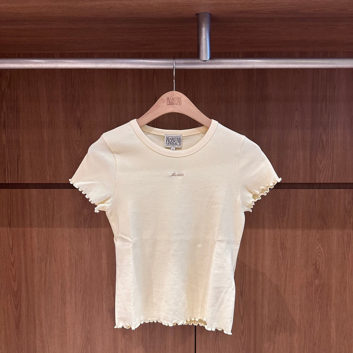 韓國 Marithe Francois Girbaud W Rib Point Tee 【MD295】