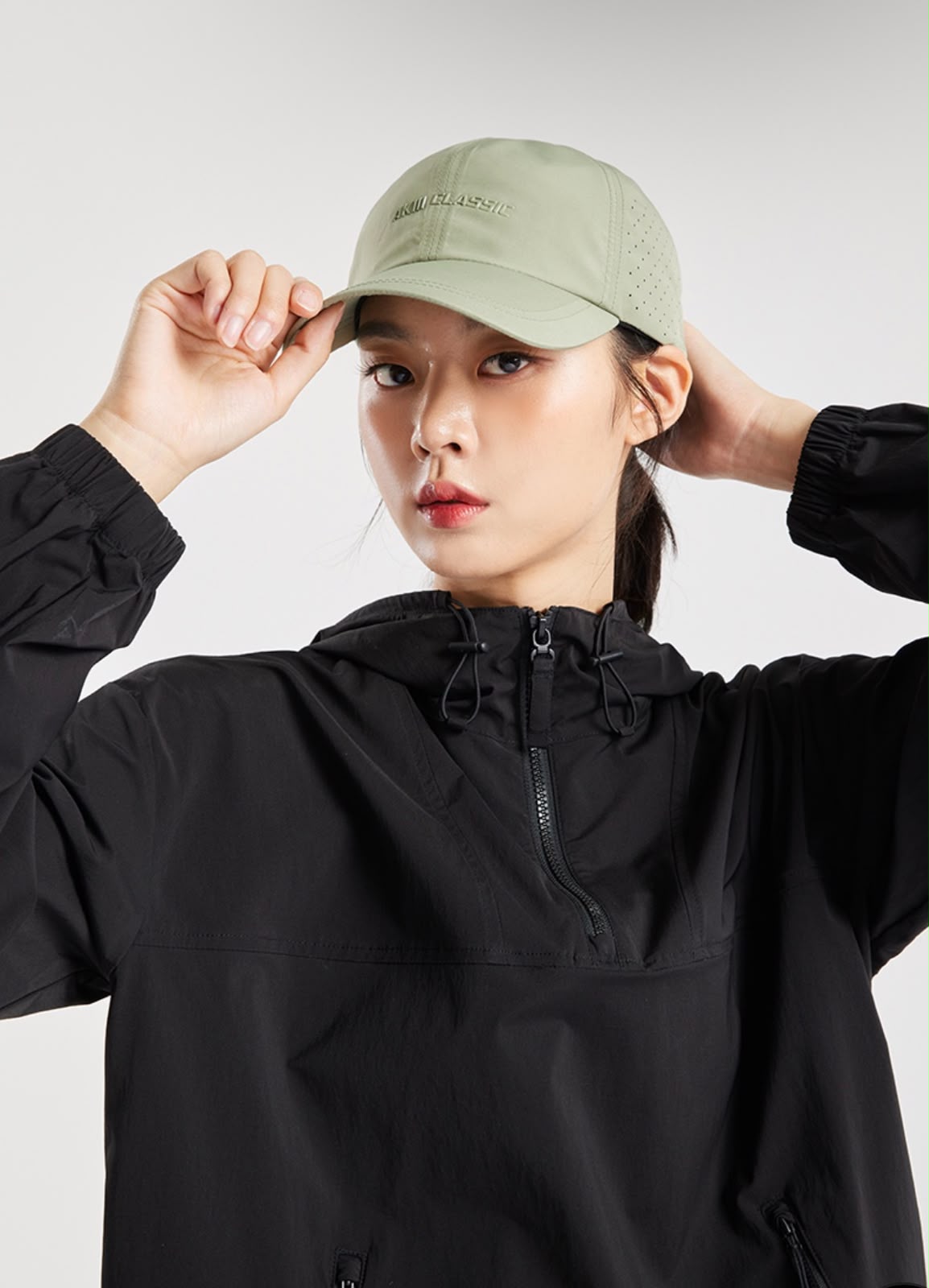 韓國 AKIII Classic Vintage Color Lettering Ball Cap【SM2073】