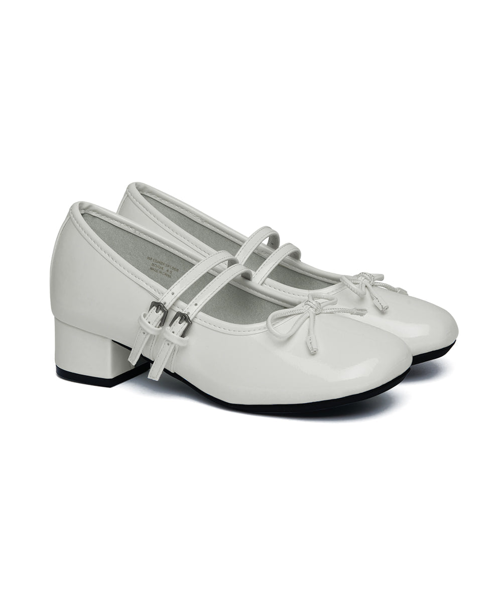 韓國 Rockfish Square Toe Two Strap Mj (4Cm)【RH011】