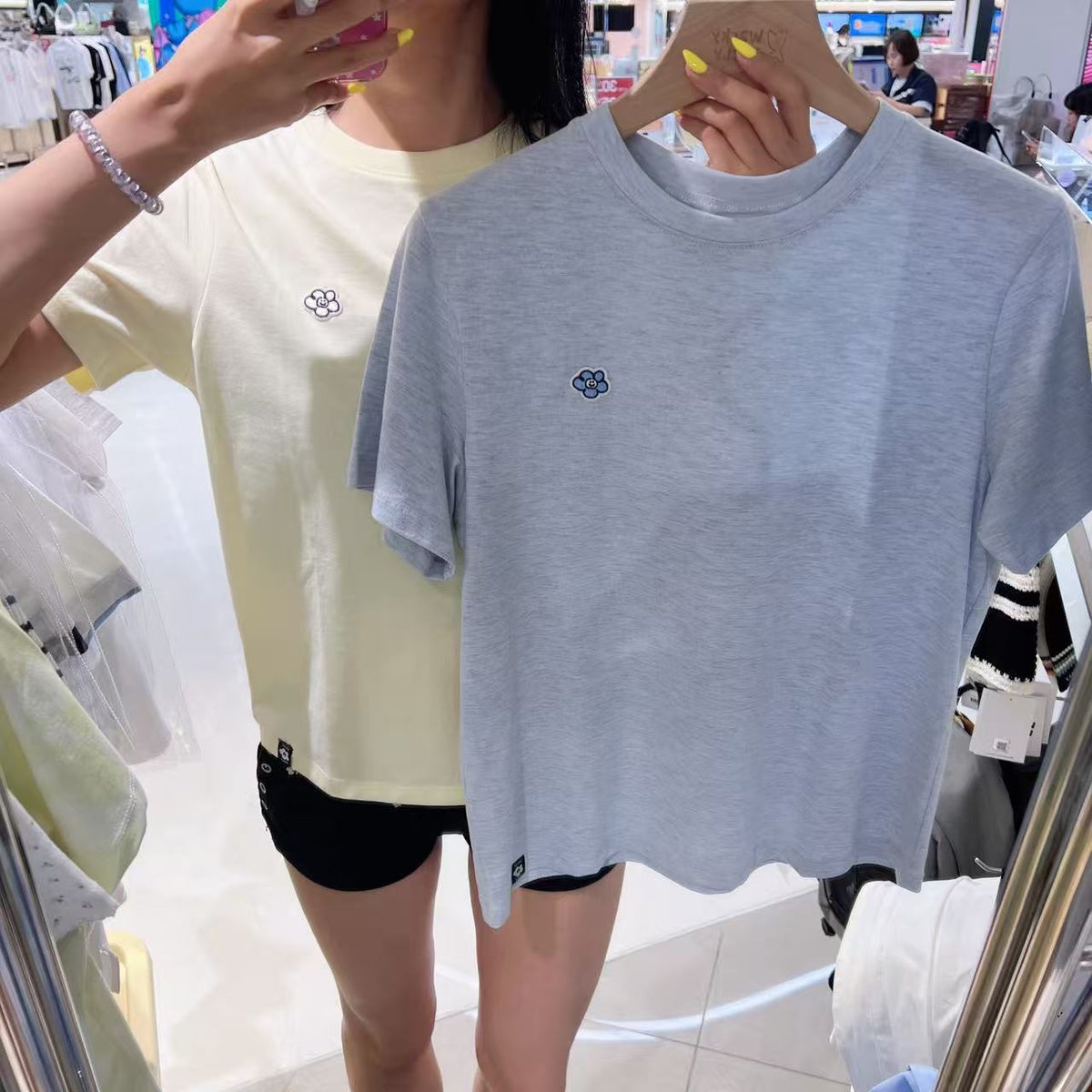 韓國 Wacky Willy Women's Lily Regular Fit Short Sleeve T-shirt【WW210】