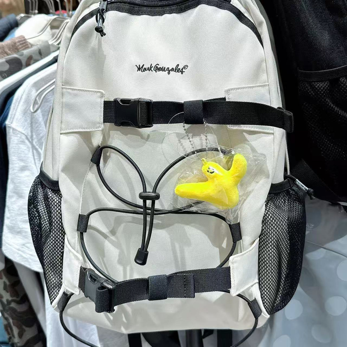韓國 Mark Gonzales Sign Logo Belt Backpack【MG224】