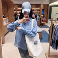 韓國 Marithe Francois Girbaud Drawing Classic Logo Big Eco Bag【MD112】
