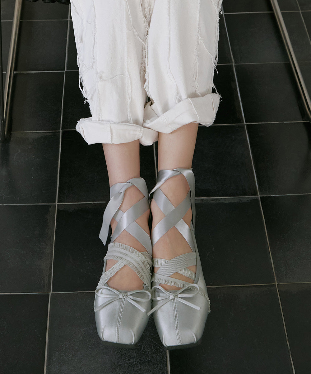 韓國 Rockfish Banding Ballet Flats【RH015】