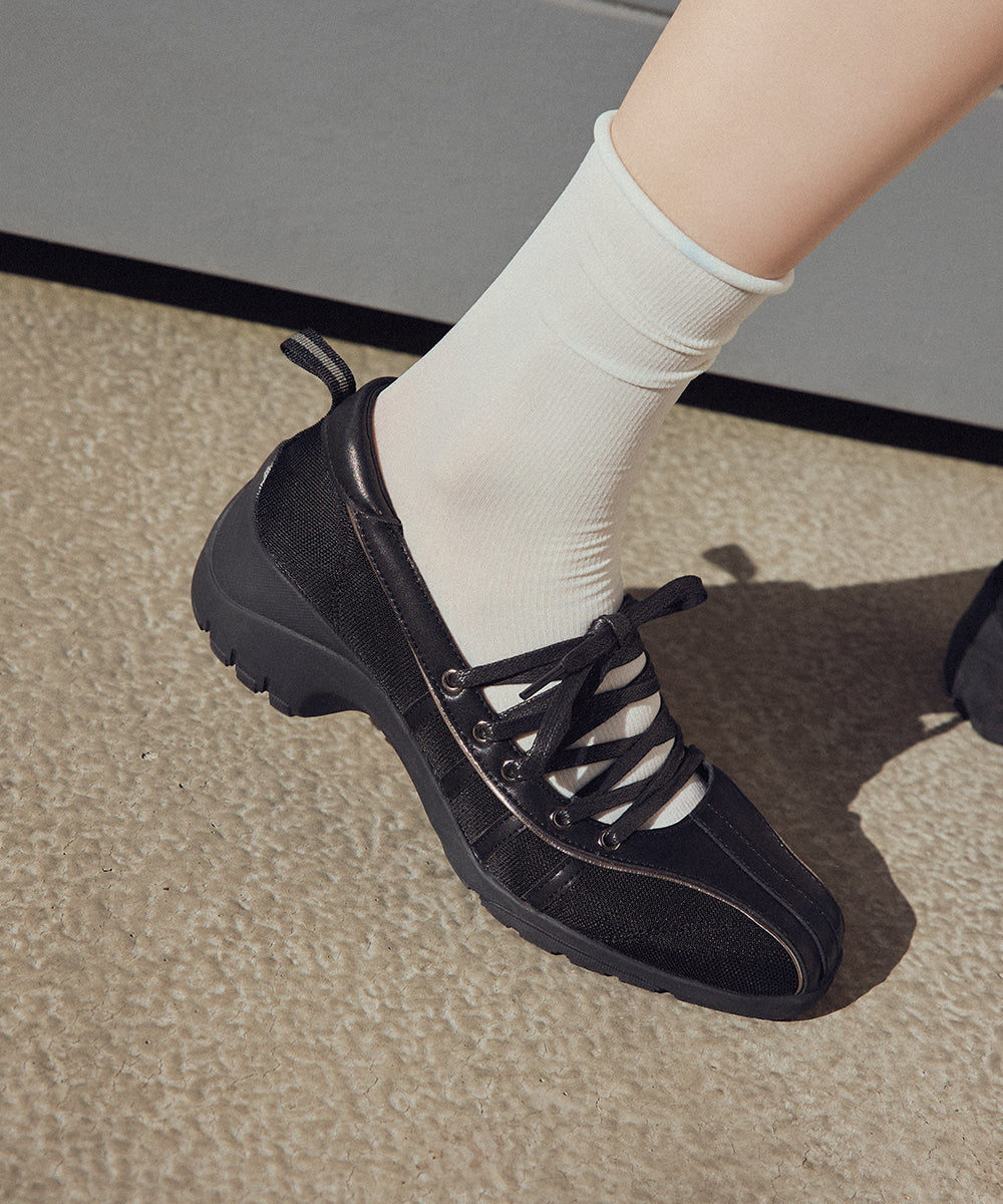 韓國 Rockfish Bliss Heel Laceup Sneakers【RH006】