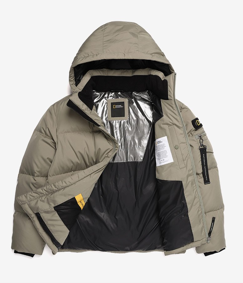 韓國 National Geographic 男款 Short Duck Down Hoodie Jumper【NG1122】