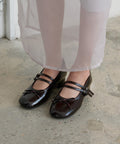 韓國 Rockfish Square Toe Two Strap Mj (4Cm)【RH011】