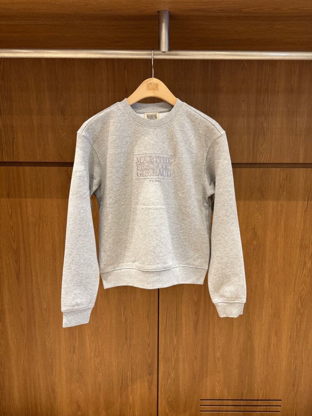 韓國 Marithe Francois Girbaud W Classic Logo Sweatshirt【MD375】