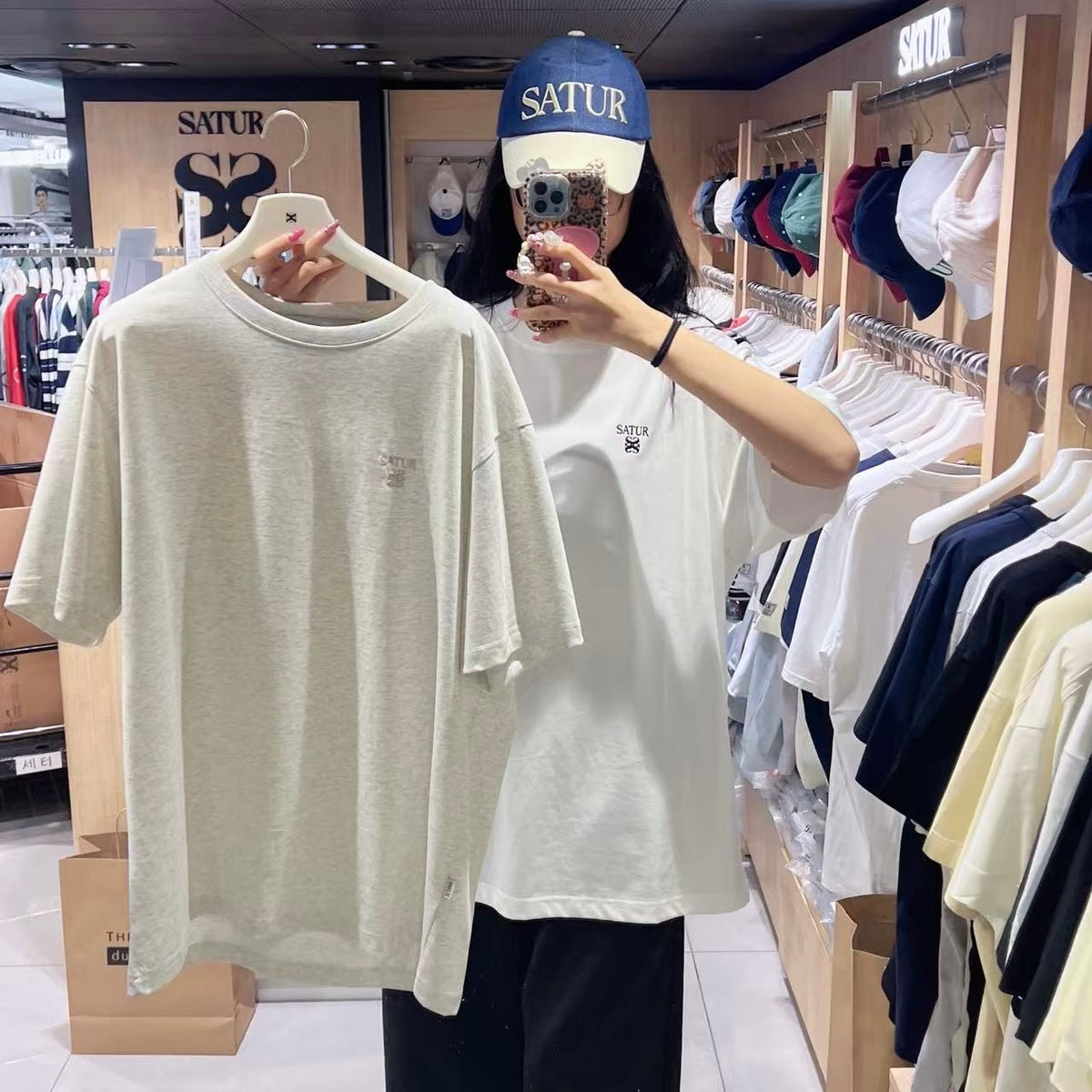 韓國 Satur T-Shirt (男女同款)【SR315】